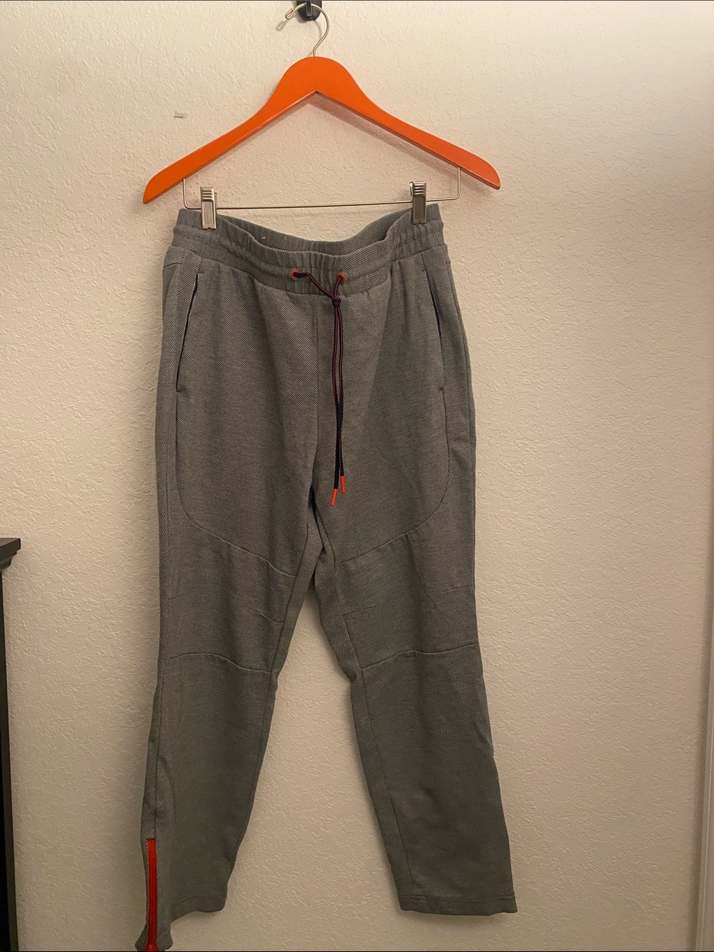 Tommy Hilfiger Gray Jogger Pants with Contrast Drawcord